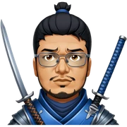 Samurai Defender sticker