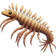 Prehistoric Anomalocaris sticker