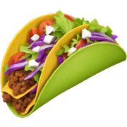 Purple taco sticker