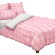 Pink bed  sticker