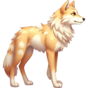 Anthro Colorful Shiny Fionbri-Falvie-sparkle-wolf-sona with shiny markings full body sticker