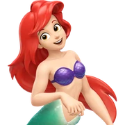smiling mermaid with shell bikini sticker