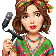 Colorful Singer sticker