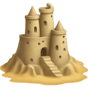 sandcastle sticker