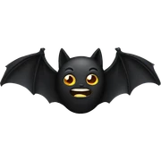 black bat sticker
