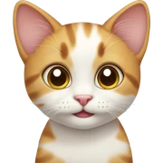 Cute cat sticker