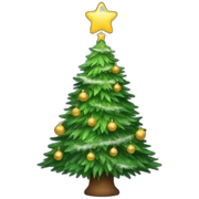 Christmas tree sticker