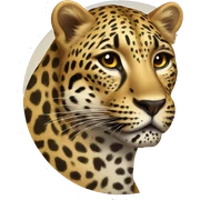 Leopard sticker