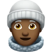 Winter emoji sticker