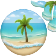 Beach sticker