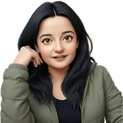 realistic portrait of girl sticker