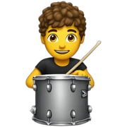 Drummer sticker
