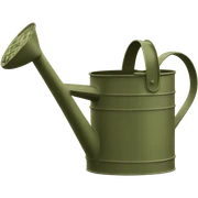 Olive green watering can sticker