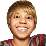 smiling boy portrait meme sticker