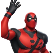 masked hero in bodysuit sticker