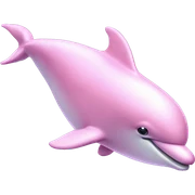 Pastel-pink-colors-dolphin sticker
