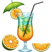 Summer coctail sticker