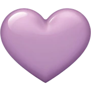 Mauve heart sticker