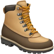 Cute neutral hiking boot sticker