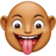 Tongue sticking out sticker