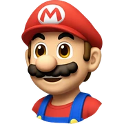 Mario tête mario sticker