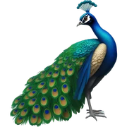 peacock sticker