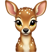 baby deer  sticker