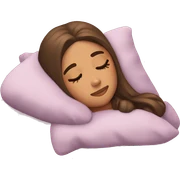 Ariana Grande sleeping sticker