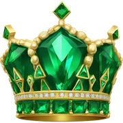 crown emerald color sticker