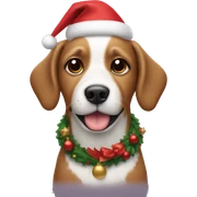 Christmas Dog  sticker