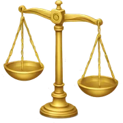 Gold law weigher sticker