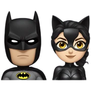 Batman and cat woman sticker