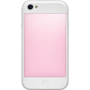 Light pink iPhone sticker