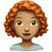Red-haired girl  sticker