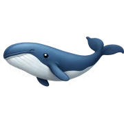 Whale sticker