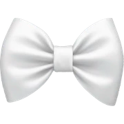 white bow  sticker