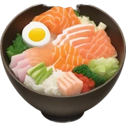 chirashi bowl sticker