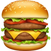 juicy burger sticker