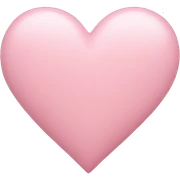 pastel pink heart sticker