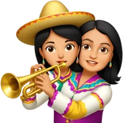 Mariachi Trumpet Player sticker