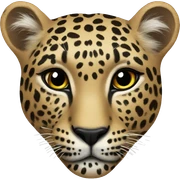 leopard heart sticker