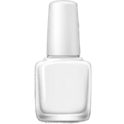white nail polish bottle sticker