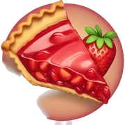 strawberry pie sticker