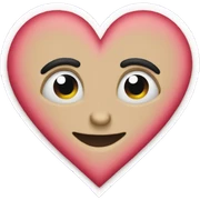 Gay heart  sticker