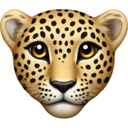 Leopard heart sticker