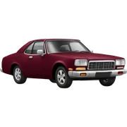 Burgundy car sticker