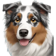 Australian shepherd  sticker