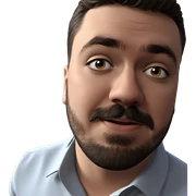 portrait of a stylish man sticker
