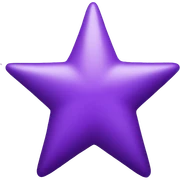 purple star sticker