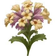 victorian flower  sticker